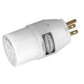 Hubbell Wiring Device-Kellems Nylon Convenience Adapter, NEMA 5-15P To NEMA L5-20R HBL2128